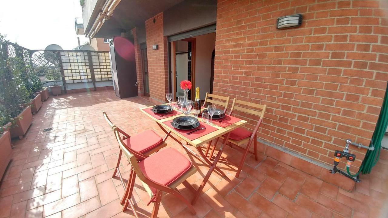 Ferienwohnung Terrace22 - Delizioso Attico Ben Collegato Rom Exterior foto
